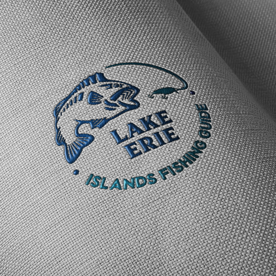 Lake Erie Island Fishing Logo Lake Erie Island Fishing Logo