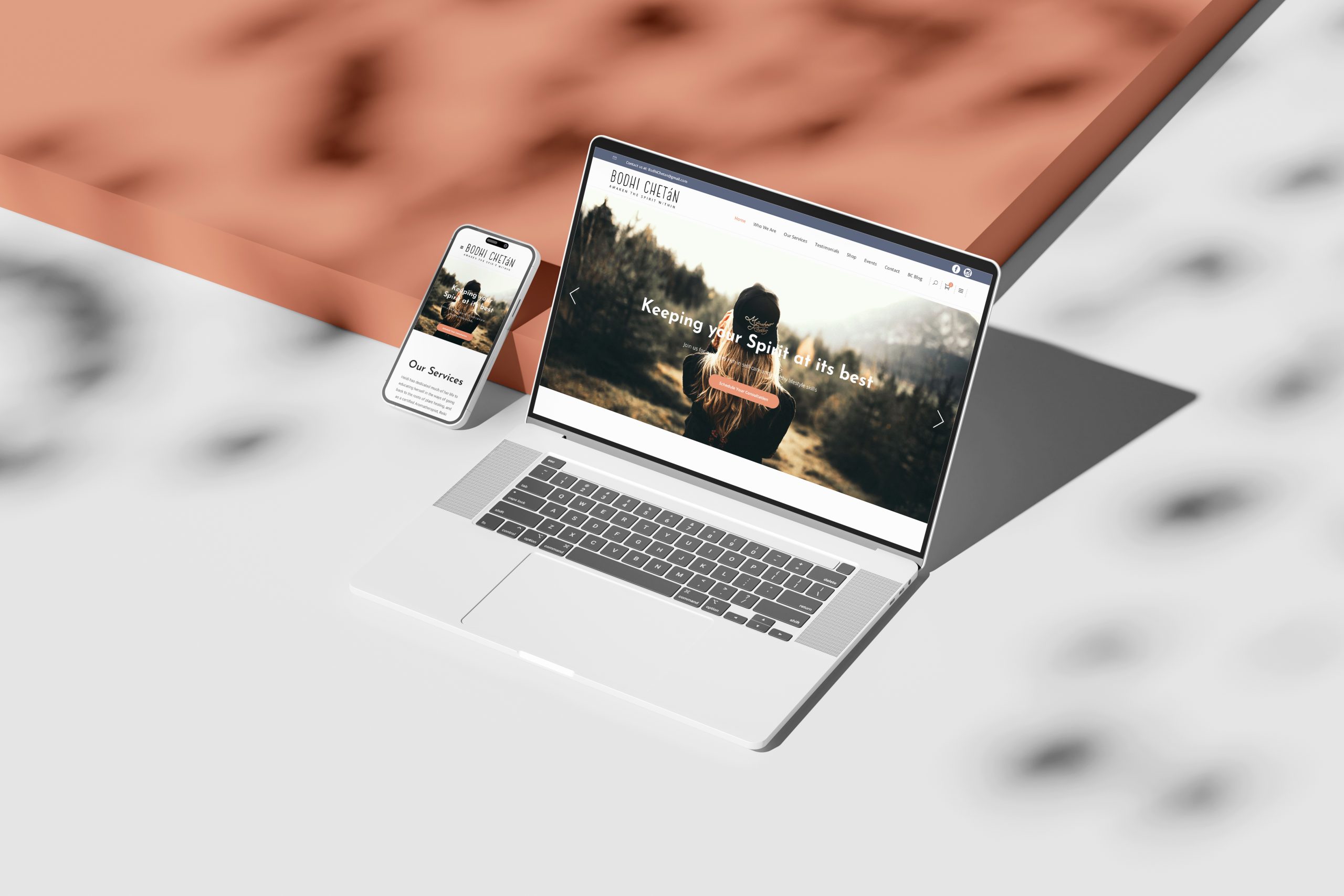 Bodhi Chetan Website Design