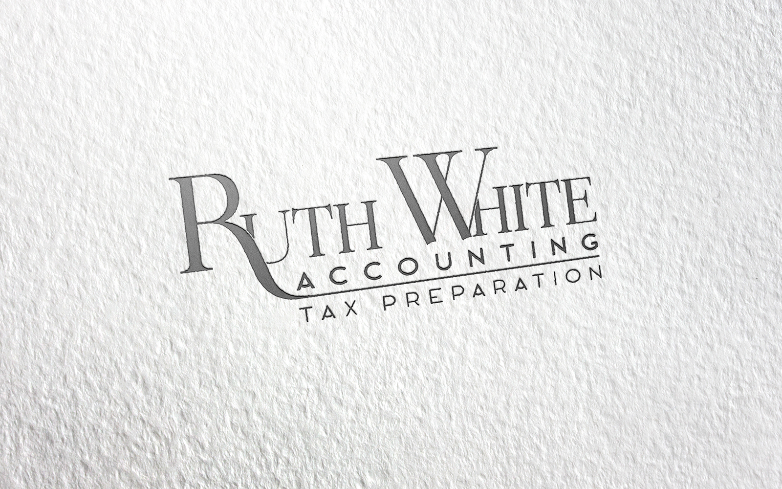 WhiteAccounting Logo Mockup