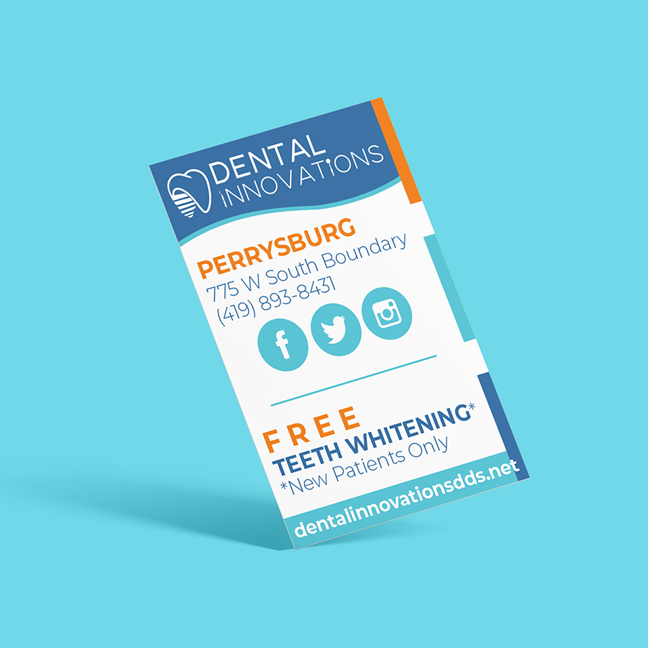 DI Ad Card Dental Innovations Ad Card Mockup
