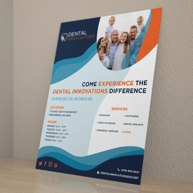 DI Festival Ad Dental Innovations Festival Flyer Mockup