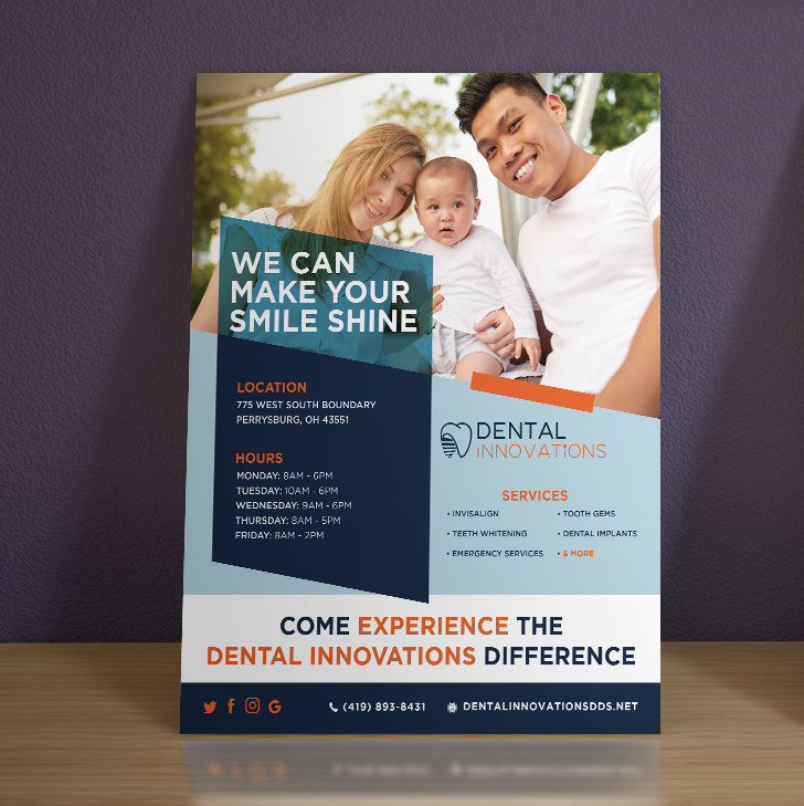 DI Festival Flyer Dental Innovations Festival Flyer Mockup