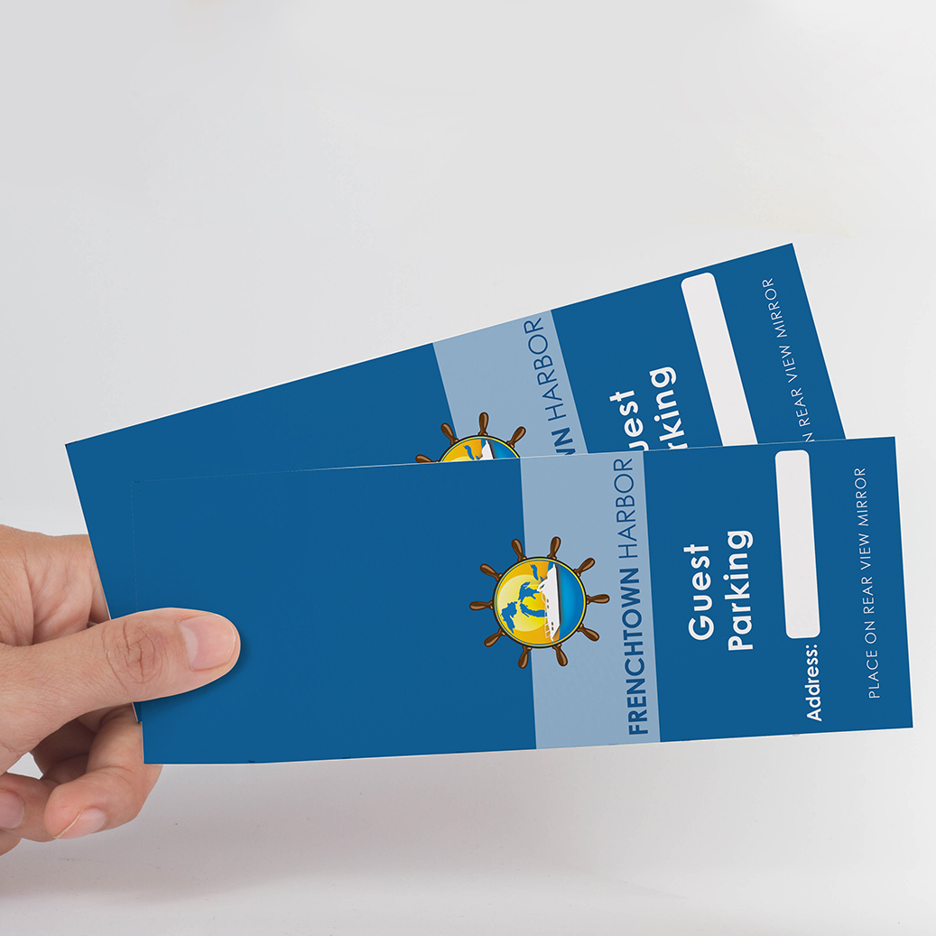 Frenchtown Harbor Parking Ticket Mockup