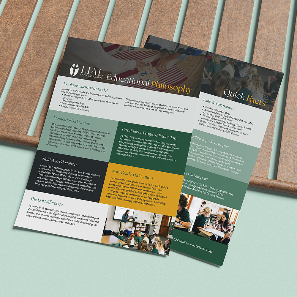 Dental Innovations Announcement Flyer Mockup
