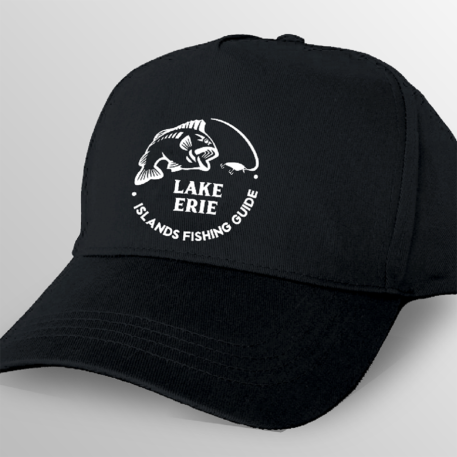 Lake Erie Island Fishing Guide Hat Mockup