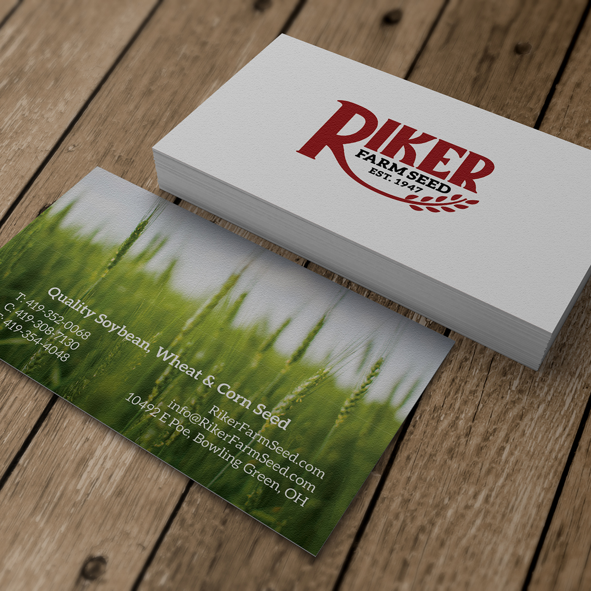 Riker Business Card Mockup