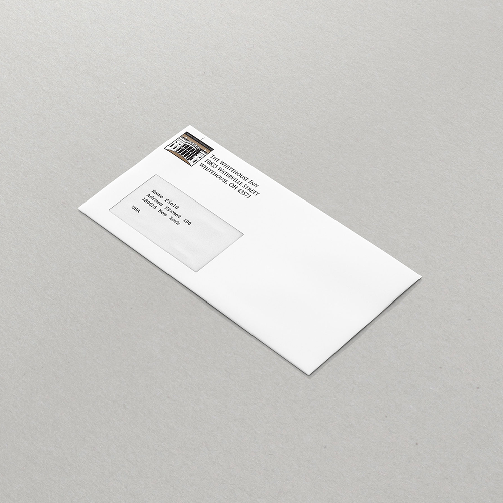 Whitehouse Inn Envelope Whitehouse Inn Envelope Mockup